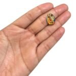 Aplique Religioso Oval 13x18mm Resina - 1 Und - Imagem 4