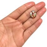 Aplique Religioso Oval 13x18mm Resina - 1 Und - Imagem 3