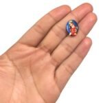Aplique Religioso Oval 13x18mm Resina – 1 Und - Imagem 7
