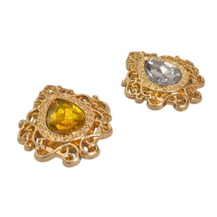 Chaton C/ Base Dourado 27x32mm Dourado - 1 Und