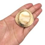 Fivela Disforme 47x49mm Dourado – 1 Und - Imagem 3