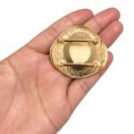 Fivela Disforme 47x49mm Dourado – 1 Und - Imagem 2