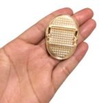 Fivela Oval 50mm Dourado - 1 Und - Imagem 3