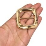 Fivela Quadrado 57mm Dourado - 1 Und - Imagem 2