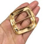Fivela Quadrado 57mm Dourado - 1 Und - Imagem 3