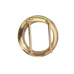 Fivela Redondo C/ Resina 60mm Dourado – 1 Und - Imagem 5