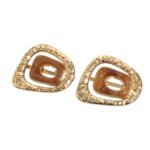 Fivela Disforme C/ Resina 49x54mm Dourado – 1 Und