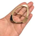 Fivela Disforme 40mm Dourado – 1 Und - Imagem 2