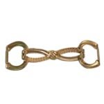 Fivela C/ Strass 7cm Dourado - 1 Und - Imagem 4