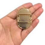 Fivela Oval 50mm Dourado – 1 Und - Imagem 3
