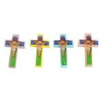 Pingente Cruz 19mm Madeira - 1 Und
