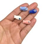 Entremeio Peixe 10x19mm Porcelana - 1 Und - Imagem 2