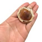 Fivela Disforme C/ Resina 48mm Dourado – 1 Und - Imagem 2