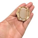 Fivela Disforme C/ Resina 48mm Dourado – 1 Und - Imagem 3