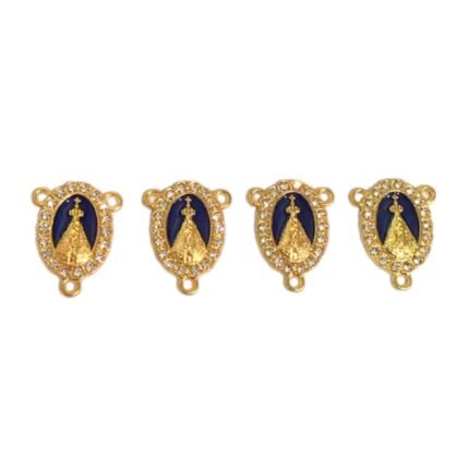Entremeio N.Sra Aparecida 20mm Dourado – 1 Und