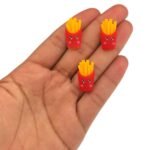 Aplique Batata Frita 13x24mm Resina - 1 Und - Imagem 2