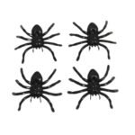 Mini Aranha 4x3,5cm Plástico – 4 Unds - Imagem 3