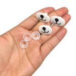 Focinho P/ Amigurumi 15x25mm Plástico - 5 Unds - Imagem 2