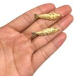 Pingente Peixe Articulado 38mm Dourado – 1 Und - Imagem 2