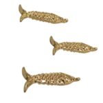 Pingente Peixe 30mm Dourado – 1 Und - Imagem 3
