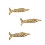 Pingente Peixe 30mm Dourado – 1 Und
