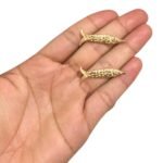 Pingente Peixe 30mm Dourado – 1 Und - Imagem 2