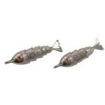 Pingente Peixe Articulado 38mm Níquel – 1 Und