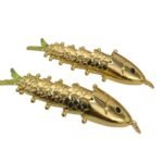 Pingente Peixe Articulado 20x83mm Dourado – 1 Und - Imagem 3
