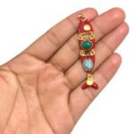 Pingente Peixe Articulado 56mm C/Resina Dourado – 1 Und - Imagem 2