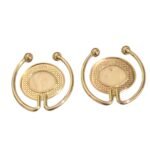 Fivela Redondo C/ Resina 50mm Dourado – 1 Und - Imagem 3