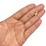 Pingente Cavalo Marinho 8x21mm Dourado - 1 Und - Imagem 2