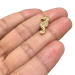 Pingente Cavalo Marinho 8x21mm Dourado - 1 Und - Imagem 3