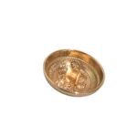 Botão Redondo Trabalhado 23mm Dourado - 1 Und - Imagem 3