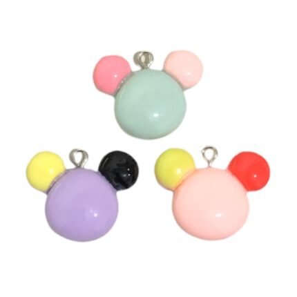 Pingente Cabeça Minnie 20mm Resina - 1 Und