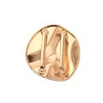 Fivela Redondo Trabalhado 49mm Dourado - 1 Und - Imagem 3