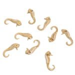 Pingente Cavalo Marinho 11x27mm Abs - 20 Gramas