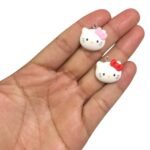 Pingente Cabeça Hello Kitty 19mm Resina - 1 Und - Imagem 2