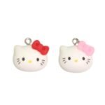 Pingente Cabeça Hello Kitty 19mm Resina - 1 Und