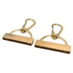Fecho Mosquetão 42mm Dourado – 2 Unds - Imagem 3