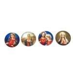 Aplique Religioso Redondo 20mm Resina – 1 Und
