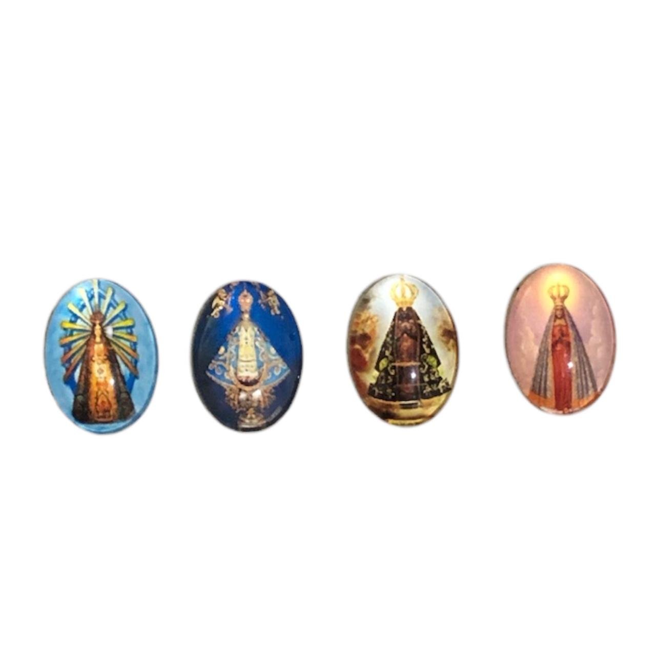 WhatsApp Image 2026-09-04 at 20.58.38 Aplique Religioso Oval 13x18mm Resina – 1 Und - Imagem 1