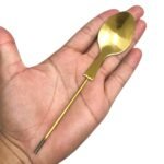 Talhar Decorativo P/ Frios Dourado – 1 Und - Imagem 2