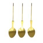 Talhar Decorativo P/ Frios Dourado – 1 Und