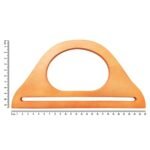 Alça de Bolsa Madeira 26cm – 2 Unds - Imagem 2