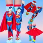 Meia Maluca Supermen 44cm - 1 Par