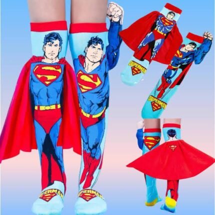 Meia Maluca Supermen 44cm - 1 Par