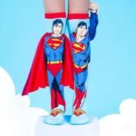 Meia Maluca Supermen 44cm - 1 Par - Imagem 4