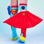 Meia Maluca Supermen 44cm - 1 Par - Imagem 3