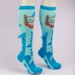 Meia Maluca Shark 44cm - 1 Par - Imagem 2