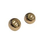 Botão Liso 15mm Dourado - 1 Und